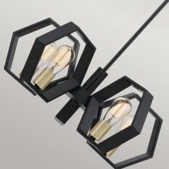 Hängelampen|Bürolampen*Elstead Hängeleuchte Esstisch Metall 63,6 cm breit H: max. 115,4 cm