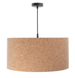 BPS Koncept Hängeleuchte Esszimmer Natur Schwarz Kork Ø 40 cm E27 Modern< Hängelampen|Moderne Lampen