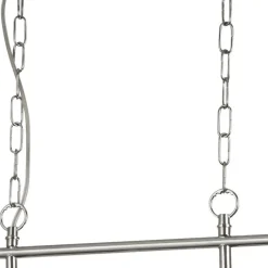 Searchlight Hängeleuchte 3-flammig Chrom Klar E27 Vintage Design< Hängelampen|Esszimmer Lampen