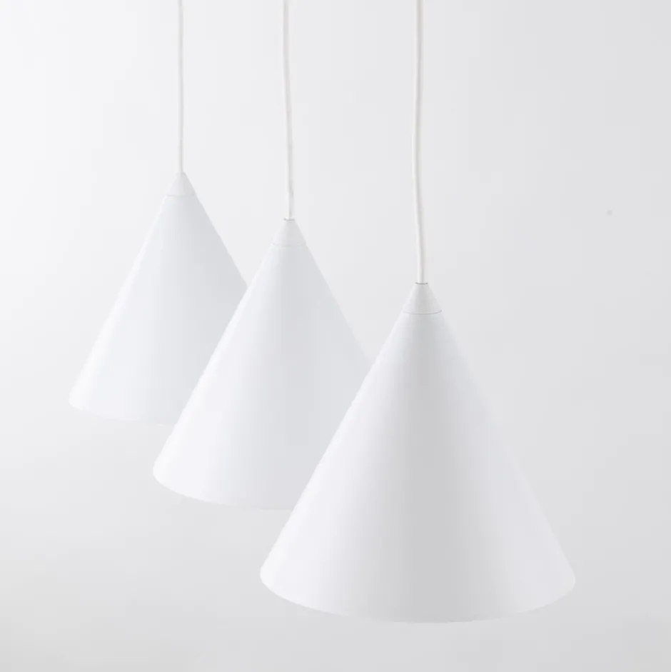 Hängelampen|Esszimmer Lampen*TK Lighting Hängeleuchte 3-flammig Metall L: 75 cm Weiß E27 CODY