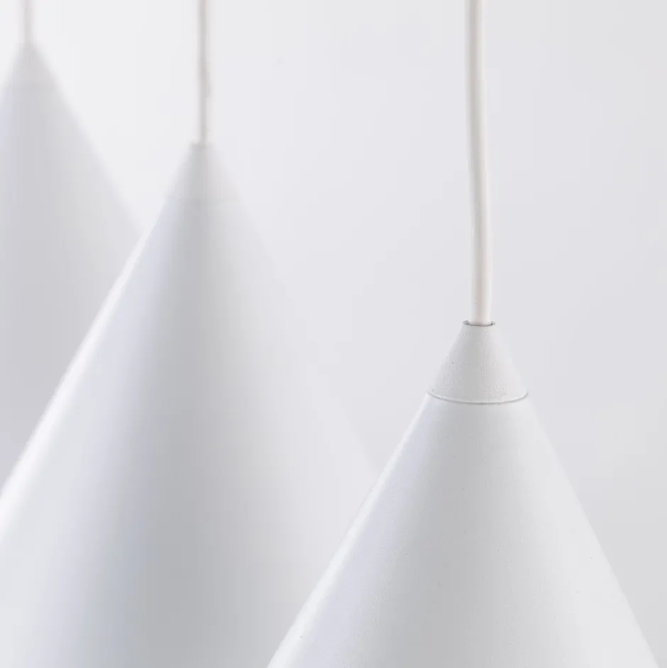 Hängelampen|Esszimmer Lampen*TK Lighting Hängeleuchte 3-flammig Metall L: 75 cm Weiß E27 CODY