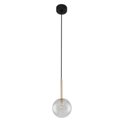 Hängelampen|Esszimmer Lampen*TK Lighting Hängeleuchte Glas Kugel Ø 12 cm schmal höhenverstellbar