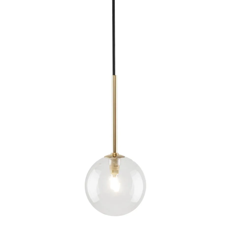 Hängelampen|Esszimmer Lampen*TK Lighting Hängeleuchte Glas Kugel Ø 12 cm schmal höhenverstellbar