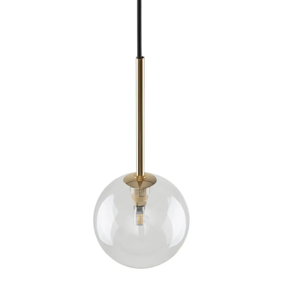 Hängelampen|Esszimmer Lampen*TK Lighting Hängeleuchte Glas Kugel Ø 12 cm schmal höhenverstellbar