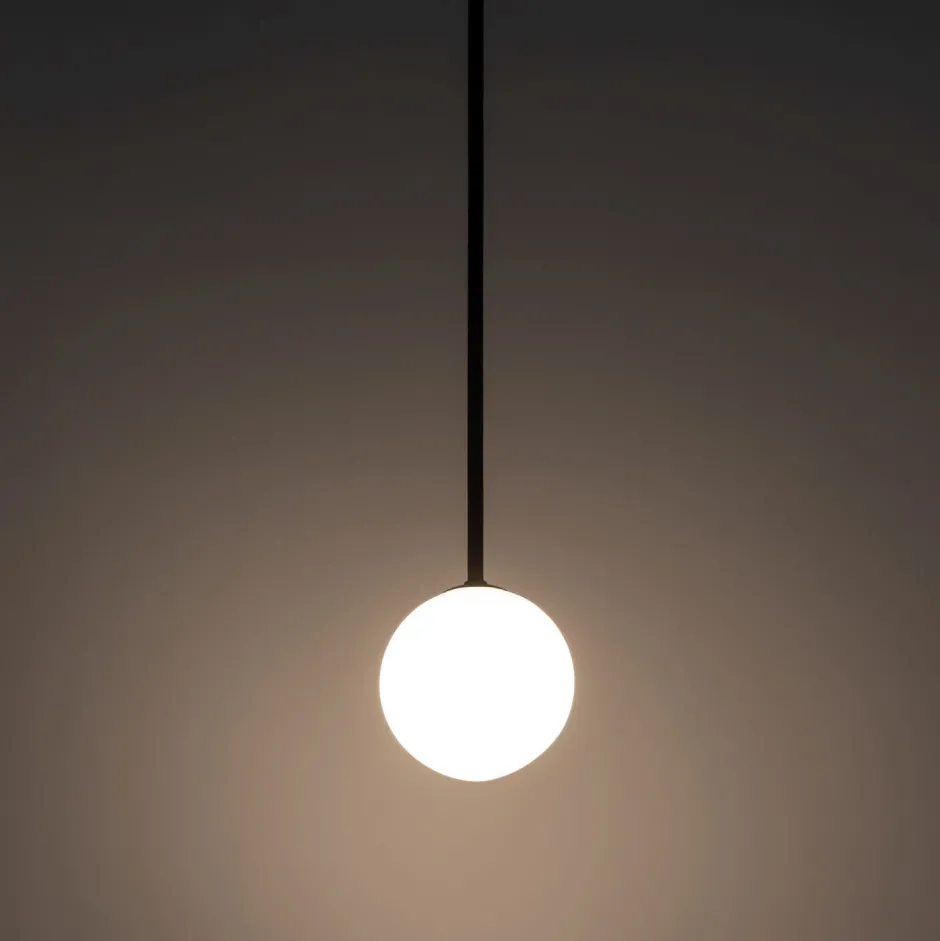 Nowodvorski Hängeleuchte Glas Kugel G9 Ø 16 cm Schwarz Weiß< Hängelampen|Feuchtraumleuchten
