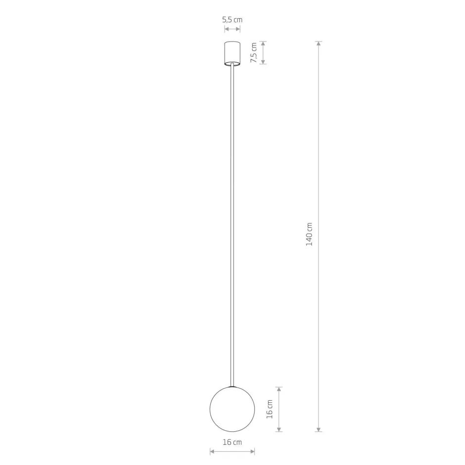 Nowodvorski Hängeleuchte Glas Kugel G9 Ø 16 cm Schwarz Weiß< Hängelampen|Feuchtraumleuchten