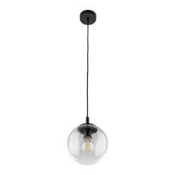 TK Lighting Hängeleuchte Glas Metall Ø 30 cm rund E27 Kugel H: max. 1,7 m< Hängelampen|Esszimmer Lampen