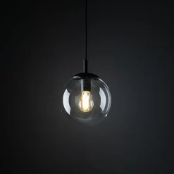 TK Lighting Hängeleuchte Glas Metall Ø 30 cm rund E27 Kugel H: max. 1,7 m< Hängelampen|Esszimmer Lampen