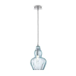Hängelampen|Esszimmer Lampen*Maytoni Hängeleuchte Glas Metall E14 rund Ø 16 cm Modern