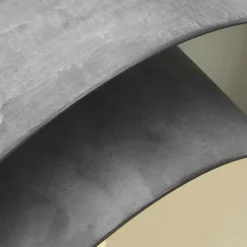 Hängelampen|Vintage Lampen*Elstead Hängeleuchte Grau E27 Metall Ø46cm Vintage Design