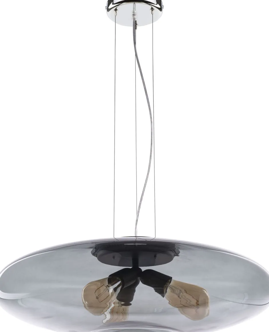 TK Lighting Hängeleuchte in Graphit 3-flmg rund Lampe Esstisch< Hängelampen|Esszimmer Lampen