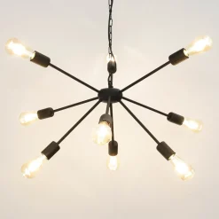 Nowodvorski Hängeleuchte in Schwarz Ø77cm 9-flmg< Hängelampen|Esszimmer Lampen