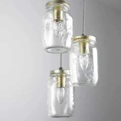 Luminex Hängeleuchte JARS in Messing 3-flmg< Hängelampen|Esszimmer Lampen