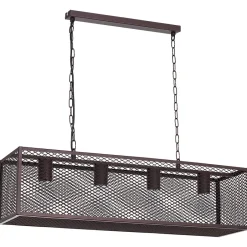 Luminex Hängeleuchte KAGE in Braun 4-flmg< Hängelampen|Esszimmer Lampen