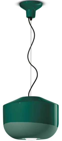 Wohnzimmerlampen|Keramiklampen*Ferroluce Hängeleuchte Keramik E27 D: 35 cm rund H: max. 148 cm