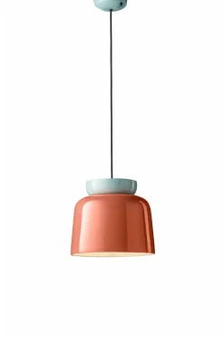 Wohnzimmerlampen|Keramiklampen*Ferroluce Hängeleuchte Keramik E27 D: 27,5 cm H: max. 145 cm rund
