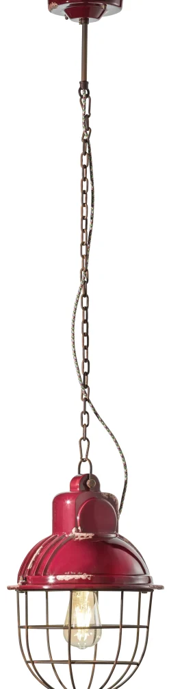 Wohnzimmerlampen|Keramiklampen*Ferroluce Hängeleuchte Keramik Metall E27 D: 26 cm H: max. 115 cm