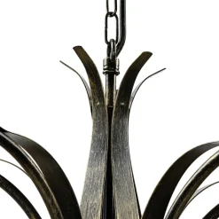 Luminex Hängeleuchte KORFU in Messing Antik 5-flmg< Hängelampen|Esszimmer Lampen