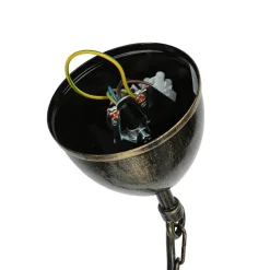 Luminex Hängeleuchte KORFU in Messing Antik 5-flmg< Hängelampen|Esszimmer Lampen