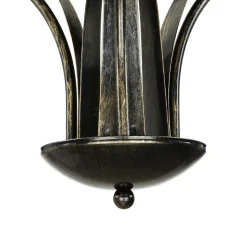 Wohnzimmerlampen|Glaslampen*Luminex Hängeleuchte KORFU in Messing Antik 3-flmg