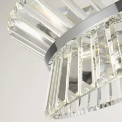 Searchlight Hängeleuchte Kristall Ø 50 cm rund 7x G9 Jugendstil< Hängelampen|Wohnzimmerlampen