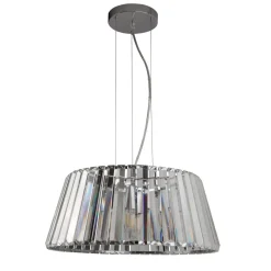 Hängelampen|Esszimmer Lampen*Searchlight Hängeleuchte Kristall 5x E14 Ø 47 cm rund Jugendstil