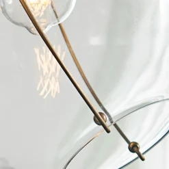 Hängelampen|Bürolampen*Elstead Hängeleuchte Kugel Metall Glas E27 D: 27,4 cm Vintage Design