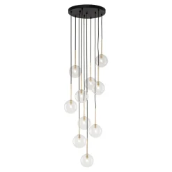 TK Lighting Hängeleuchte Kugel Metall Glas H: max. 145 cm verstellbar< Hängelampen|Esszimmer Lampen