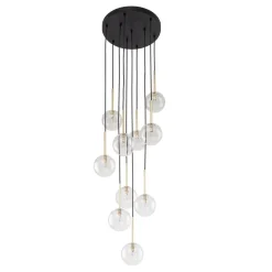 TK Lighting Hängeleuchte Kugel Metall Glas H: max. 145 cm verstellbar< Hängelampen|Esszimmer Lampen