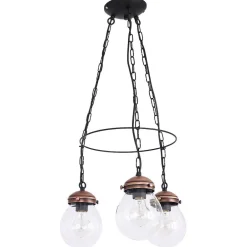 Hängelampen|Esszimmer Lampen*Luminex Hängeleuchte Kupfer gebürstet