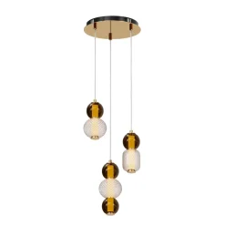 Led Lampen|Bürolampen*Maytoni Hängeleuchte LED Metall Rauchglas B: 38 cm 4000 lm INA