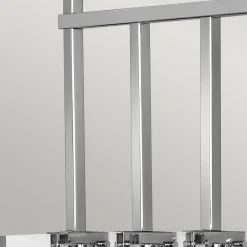 Bürolampen|Wohnzimmerlampen*Elstead Hängeleuchte länglich H: max. 142,9 cm Nickel poliert E27