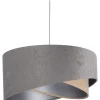 Hängelampen|Esszimmer Lampen*BPS Koncept Hängeleuchte MARLON Grau Beige Silber rund