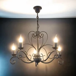 Hängelampen|Esszimmer Lampen*Luminex Hängeleuchte MAURO Ø62cm 5-flmg