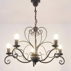 Hängelampen|Esszimmer Lampen*Luminex Hängeleuchte MAURO Ø62cm 5-flmg