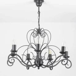 Luminex Hängeleuchte MAURO Ø62cm 7-flmg< Hängelampen|Esszimmer Lampen