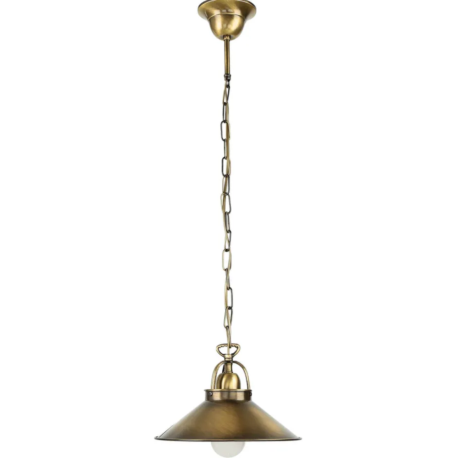 Hängelampen|Industrie Lampen*Giovanni Battista Hängeleuchte Messing E27 Ø 25 cm Vintage ALICE