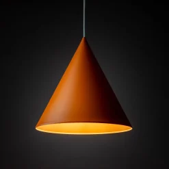 TK Lighting Hängeleuchte Metall Ø 32 cm H: max. 165 cm Orange E27< Hängelampen|Esszimmer Lampen