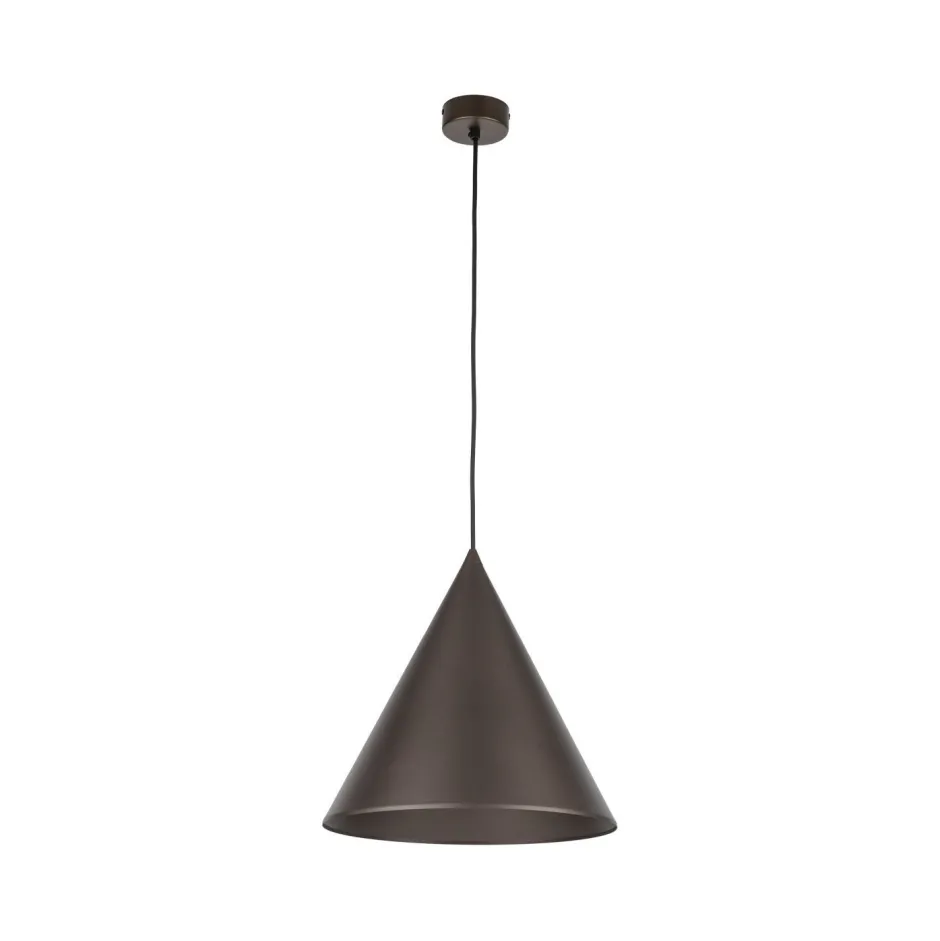 Hängelampen|Esszimmer Lampen*TK Lighting Hängeleuchte Metall Ø 32 cm Kegelschirm E27 Retro Design