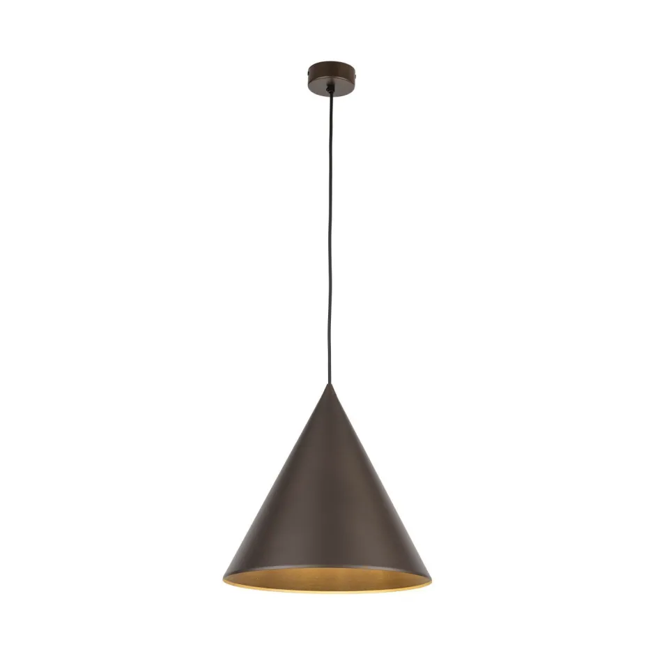 Hängelampen|Esszimmer Lampen*TK Lighting Hängeleuchte Metall Ø 32 cm Kegelschirm E27 Retro Design