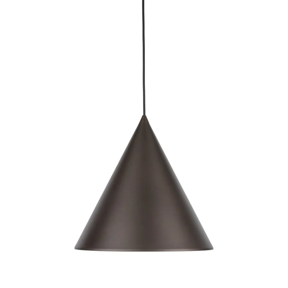 Hängelampen|Esszimmer Lampen*TK Lighting Hängeleuchte Metall Ø 32 cm Kegelschirm E27 Retro Design
