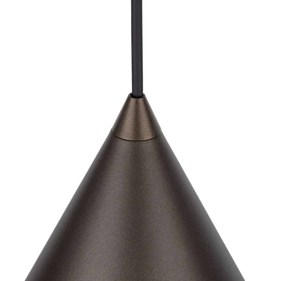 Hängelampen|Esszimmer Lampen*TK Lighting Hängeleuchte Metall Ø 32 cm Kegelschirm E27 Retro Design
