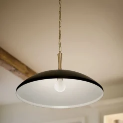 Hängelampen|Wohnzimmerlampen*Elstead Hängeleuchte Metall E27 Ø 50,8 cm in Bronze Schwarz