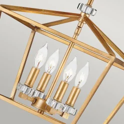 Hängelampen|Schlafzimmer Lampen*Elstead Hängeleuchte Metall E14 B: 33 cm H: max. 202,2 cm TARIN