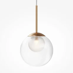 Hängelampen|Esszimmer Lampen*Maytoni Hängeleuchte Metall Glas Ø 20 cm H: max. 344,1 cm G9
