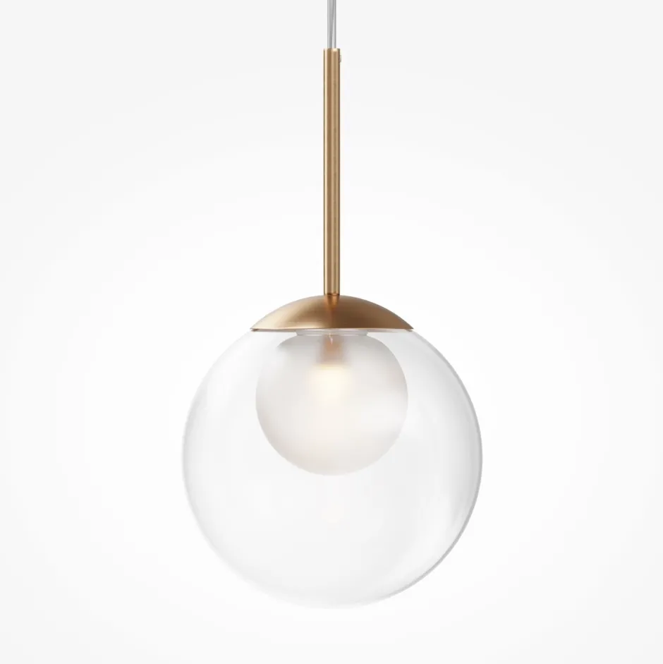 Hängelampen|Esszimmer Lampen*Maytoni Hängeleuchte Metall Glas Ø 20 cm H: max. 344,1 cm G9
