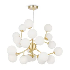 Hängelampen|Esszimmer Lampen*Maytoni Hängeleuchte Metall Glas 65 cm breit H: max. 146,5 cm