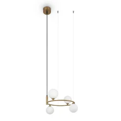 Maytoni Hängeleuchte Metall Glas B: 39 cm H: max. 178 cm G9< Hängelampen|Bürolampen