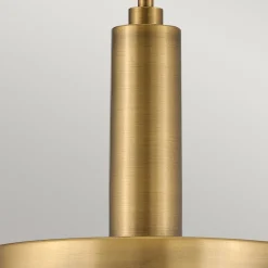 Elstead Hängeleuchte Metall Glas D: 33 cm H: max. 140,4 cm in Messing< Hängelampen|Wohnzimmerlampen