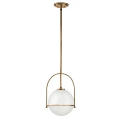 Bürolampen|Wohnzimmerlampen*Elstead Hängeleuchte Metall Glas D: 28,9 cm H: max. 129,4 cm